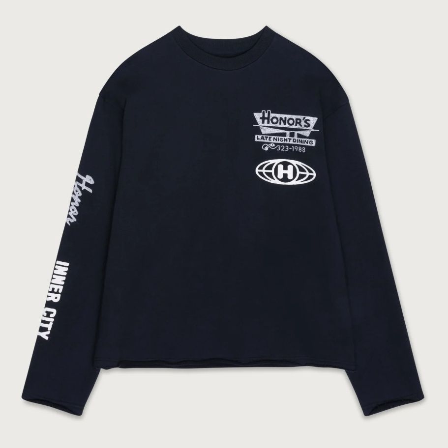 MIXED LOGO CREWNECK