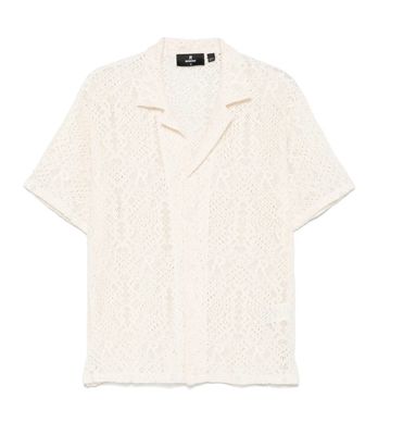 ALL OVER CROCHET SHIRT