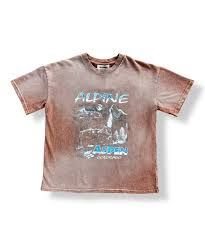 ALPINE TEE, Colour: FLEETING BROWN, Size: XS