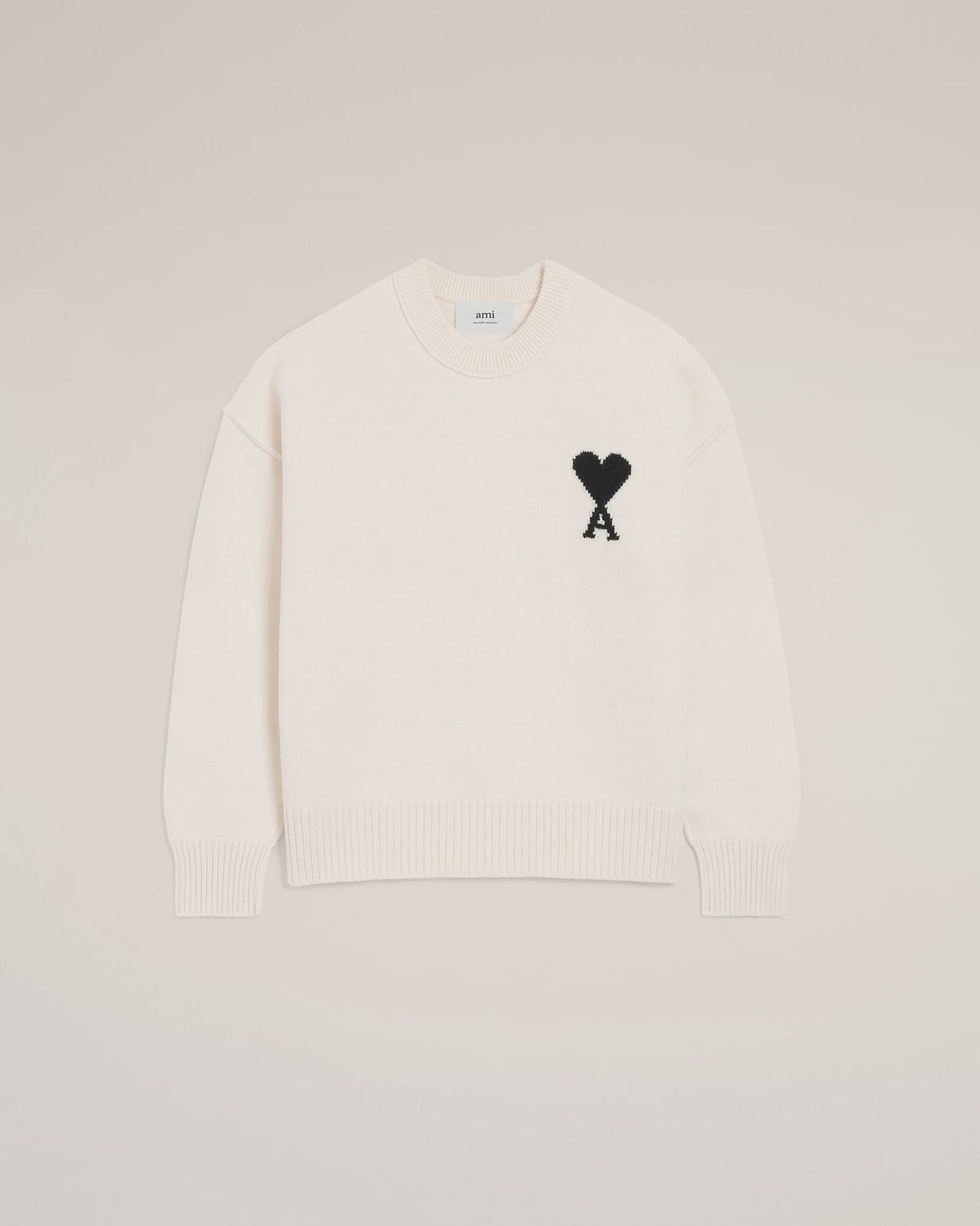 ADC CREWNECK SWEATER, Colour: WHITE WOOL, Size: LARGE