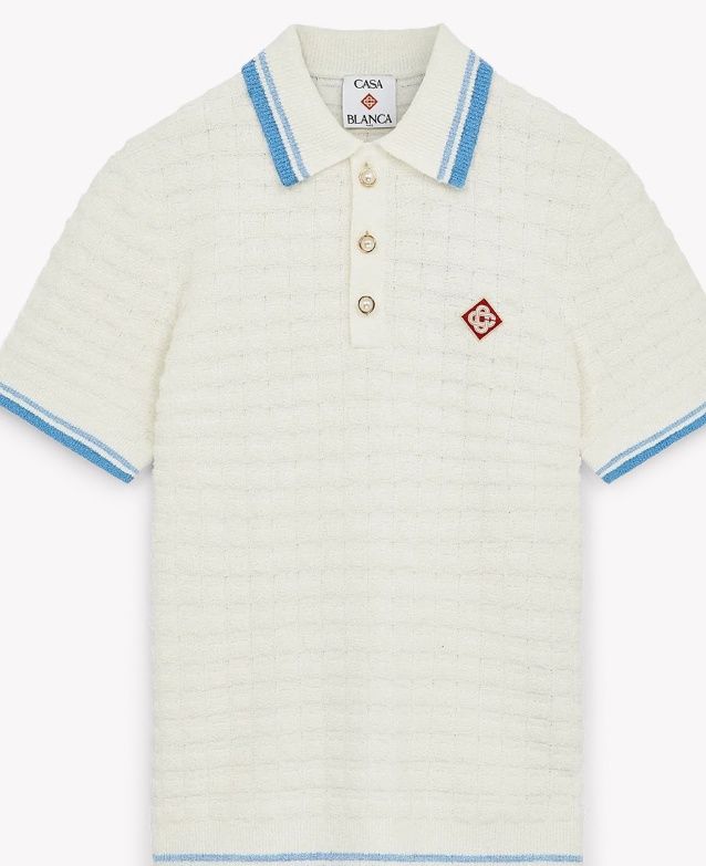 BOUCLE POLO, Colour: WHITE, Size: SMALL