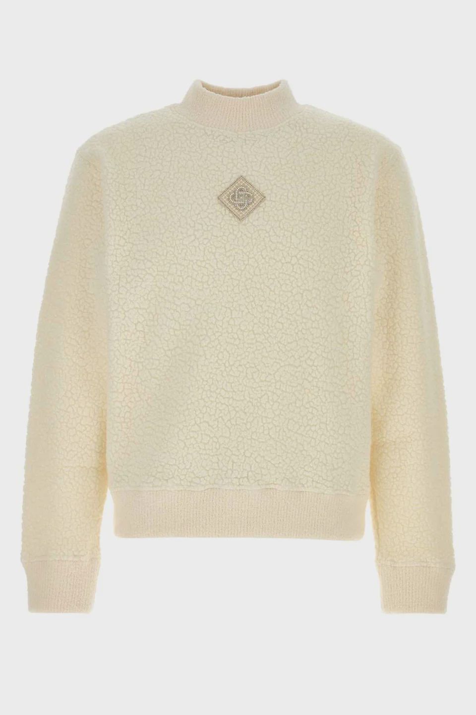 CASHMERE SWEATSHIRT, Colour: OFF WHITE, Size: MEDIUM