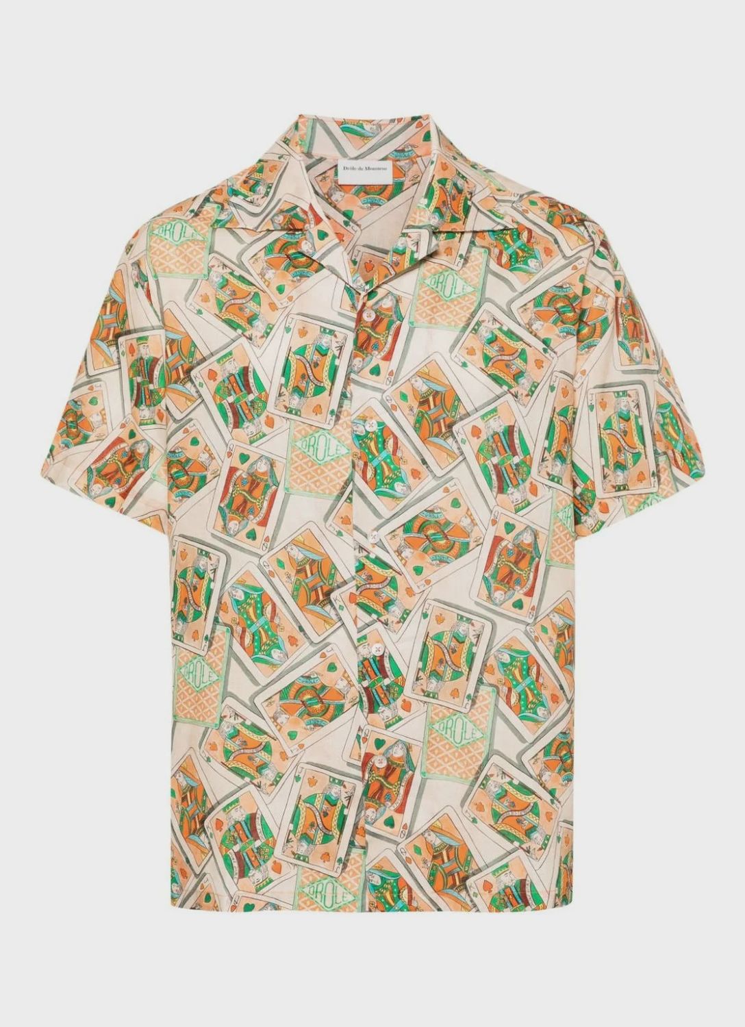 LE CHEMISE JEU DE CARTES, Colour: PEACH, Size: SMALL