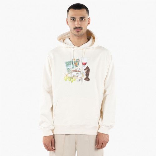 LE HOODIE APRES MLDL, Colour: CREAM, Size: MEDIUM