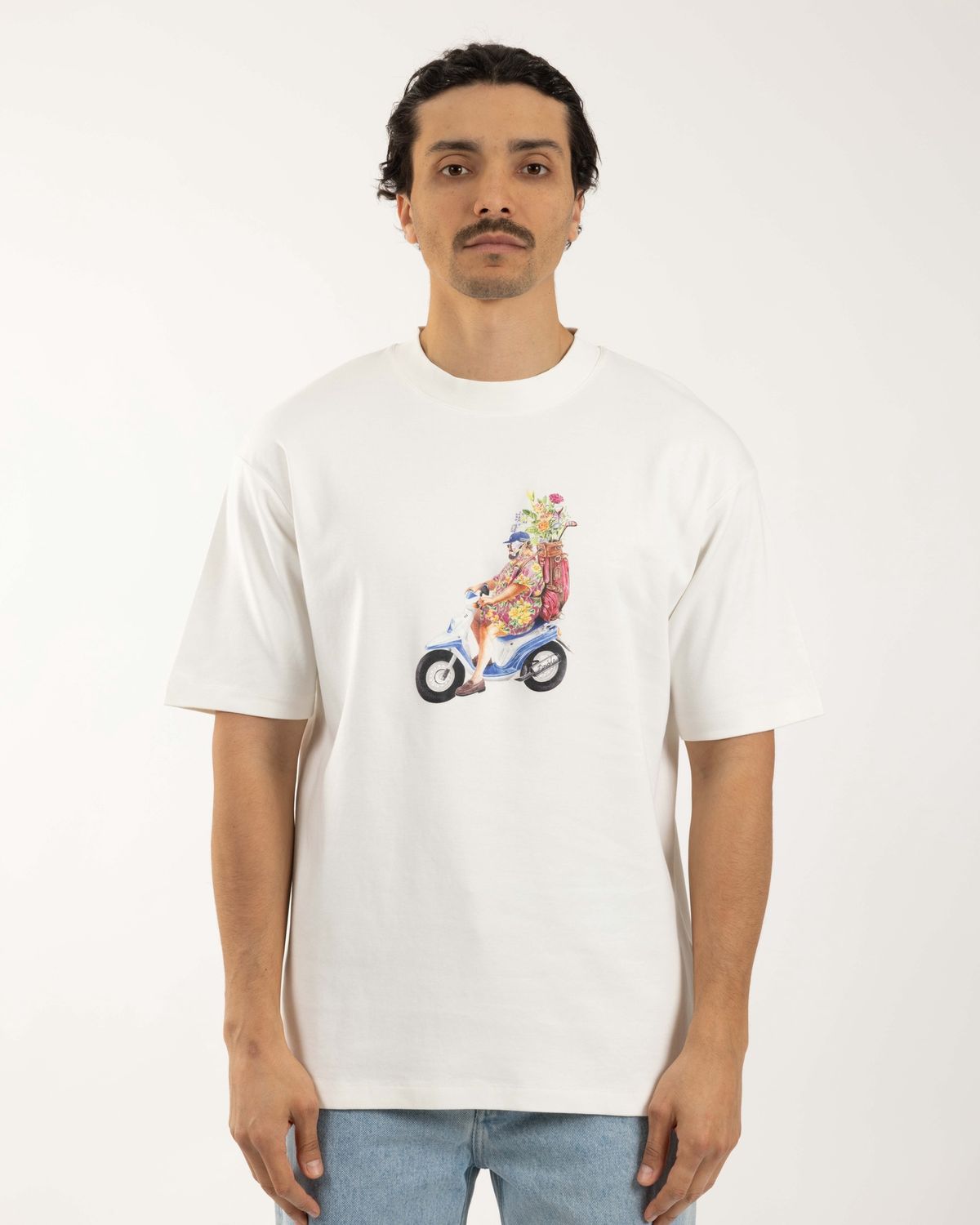 Le T-Shirt Golfeur, Colour: Off White, Size: X-Small