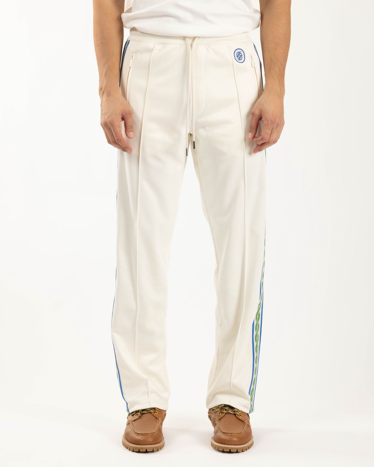 Le Track Pants Tresse, Colour: Off White, Size: Small