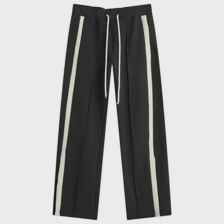 Heavy Cotton Track Pants, Colour: WORN BLACK, Size: Small