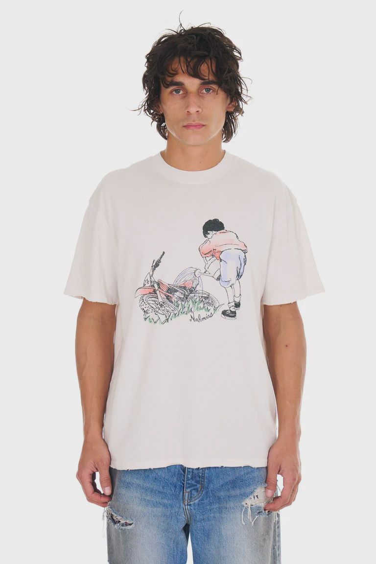 Motorcycle Garden Boxy T-shirt, Size: XS