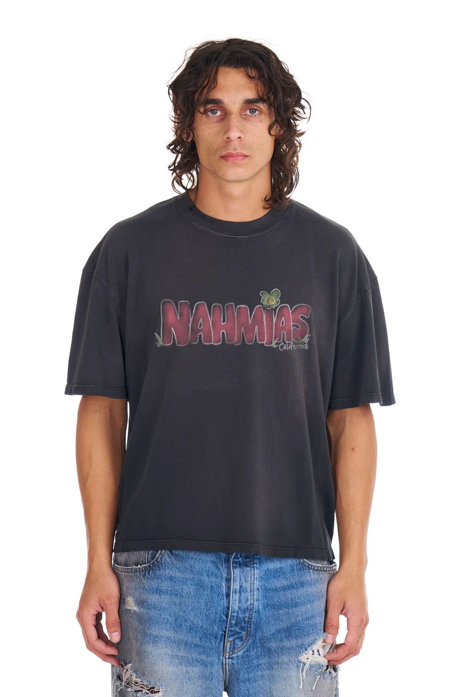 Nahmias Tagged Boxy T-shirt, Size: XS