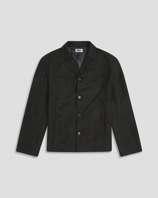 SUEDE LAPEL JACKET