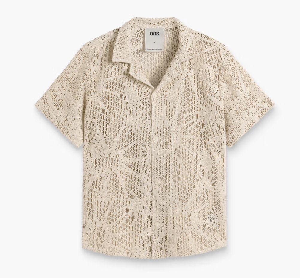 ASTREA CUBA CROCHET SHIRT, Size: LARGE