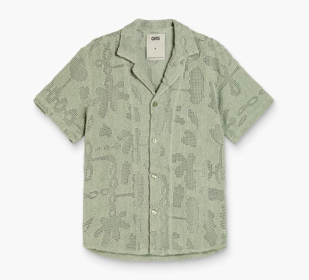 GALBANUM CUBA CROCHET SHIRT