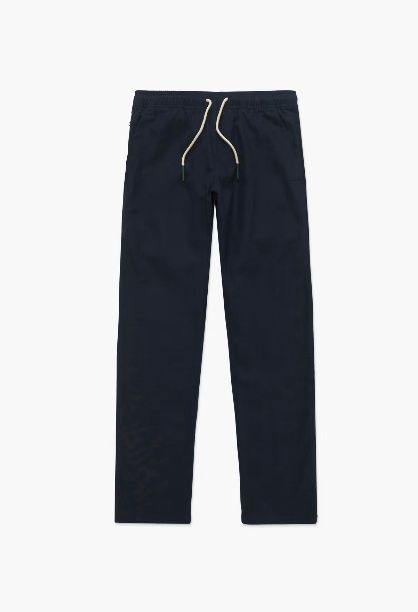 LINEN PANTS, Colour: NAVY, Size: SMALL