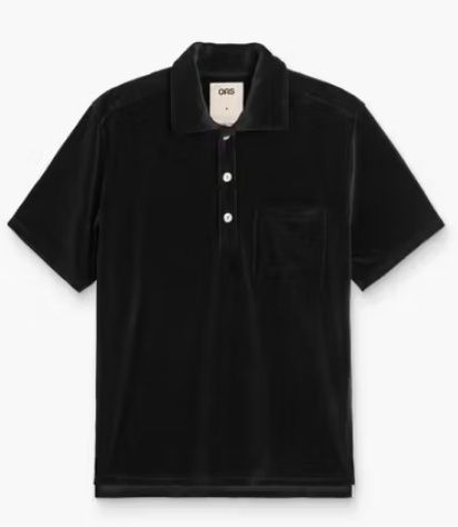 NEARLY BLACK GIRONA VELOUR SHIRT, Colour: BLACK, Size: SMALL