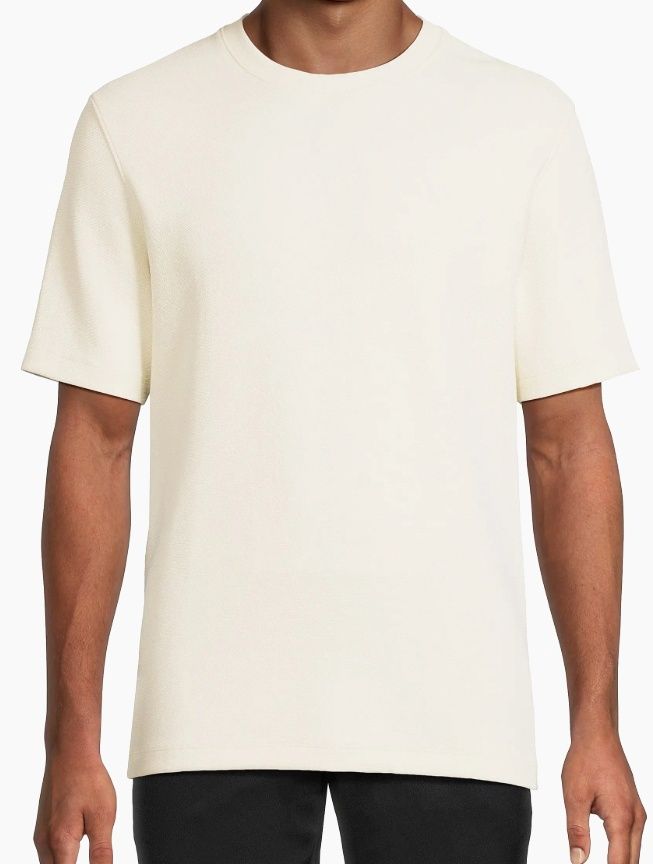 DELROY TEE, Colour: WINTER WHITE, Size: SMALL