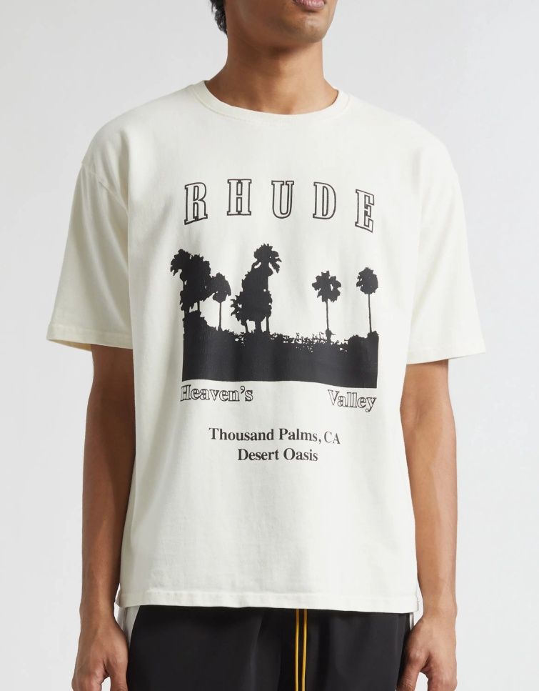 Thousand Palms Tee Rh, Colour: Vintage White, Size: Small