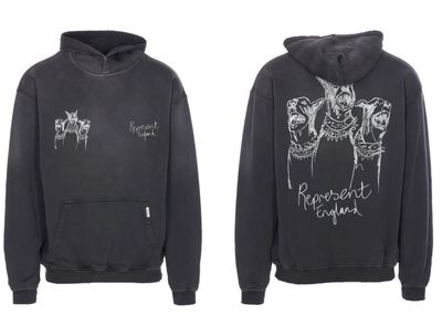 HAND DRAWN THOROUGHBRED DOGS HOODIE