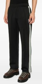 TAPED TRACK PANT, Colour: JET BLACK, Size: SMALL