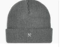 RIB KNIT BEANIE, Colour: VINTAGE GREY