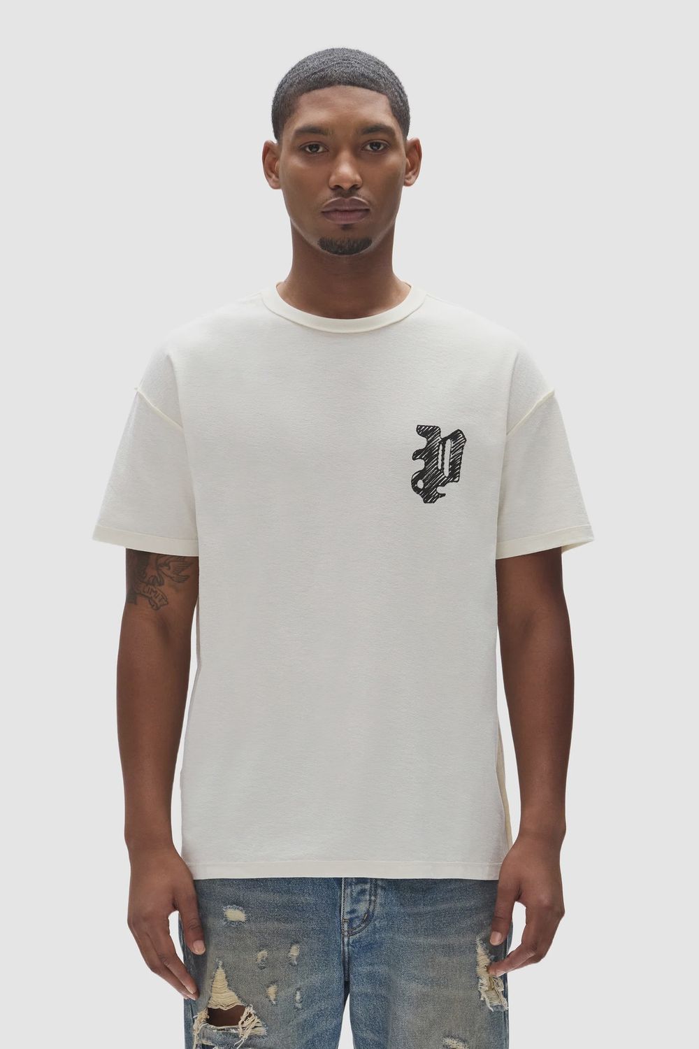 INSIDE OUT TEE WHISPER WHITE