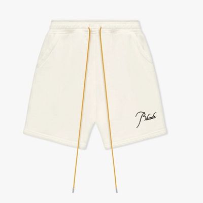 RHUDE WHITE SWEATSHORT