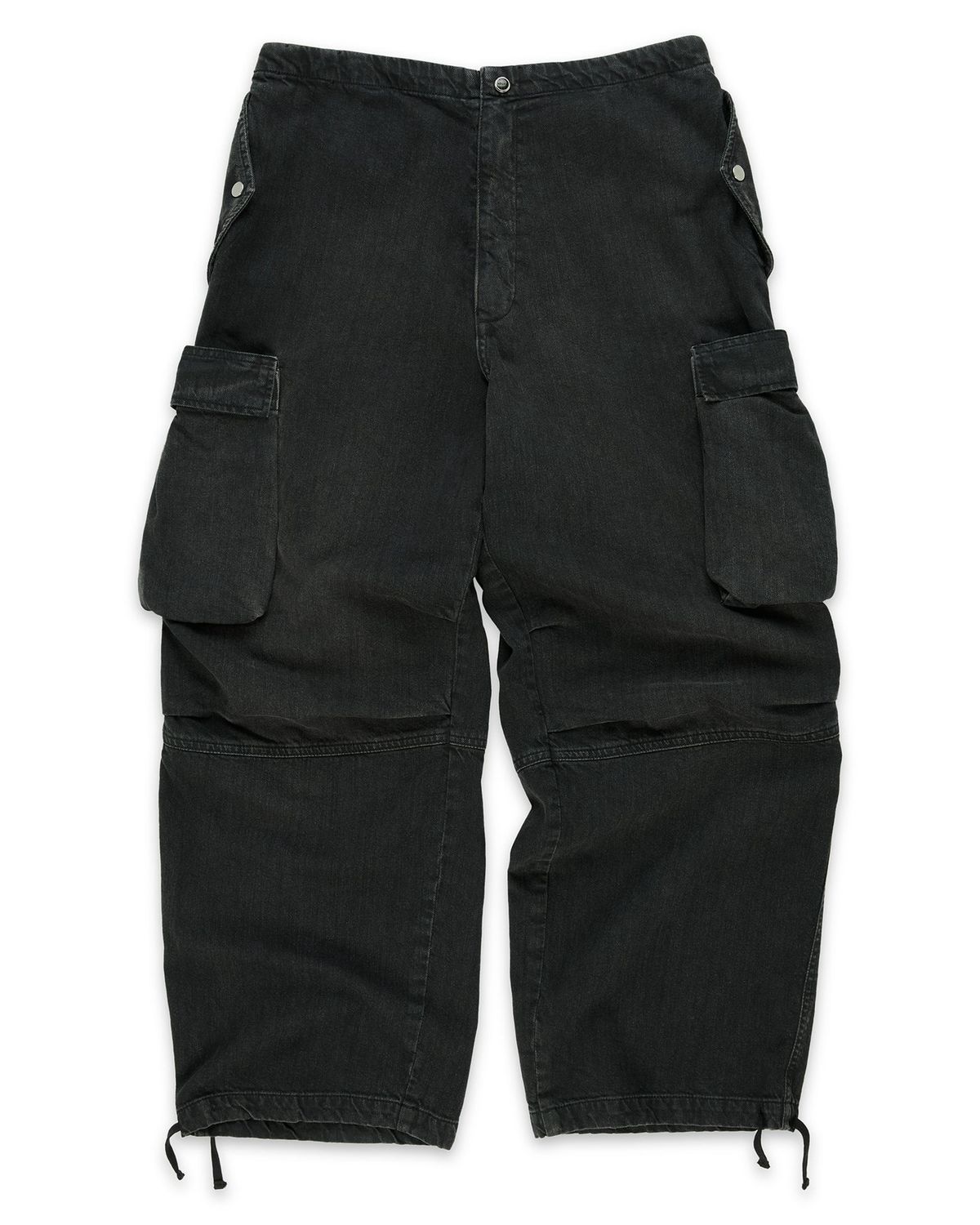 RIVER RELAXED CARGO, Colour: BLACK, Size: SMALL