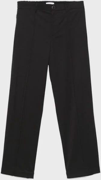 5 POCKET TROUSER, Colour: BLACK WOOL TWILL, Size: 32
