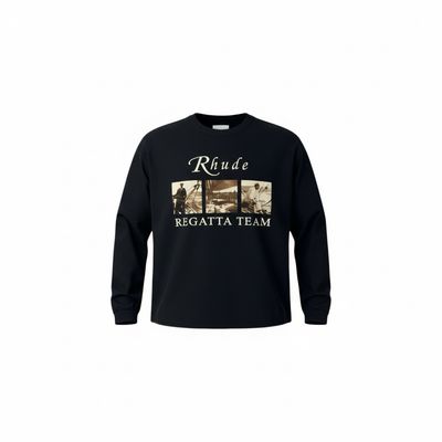USVI REGATTA TOUR LS T BLK/WHT/RED