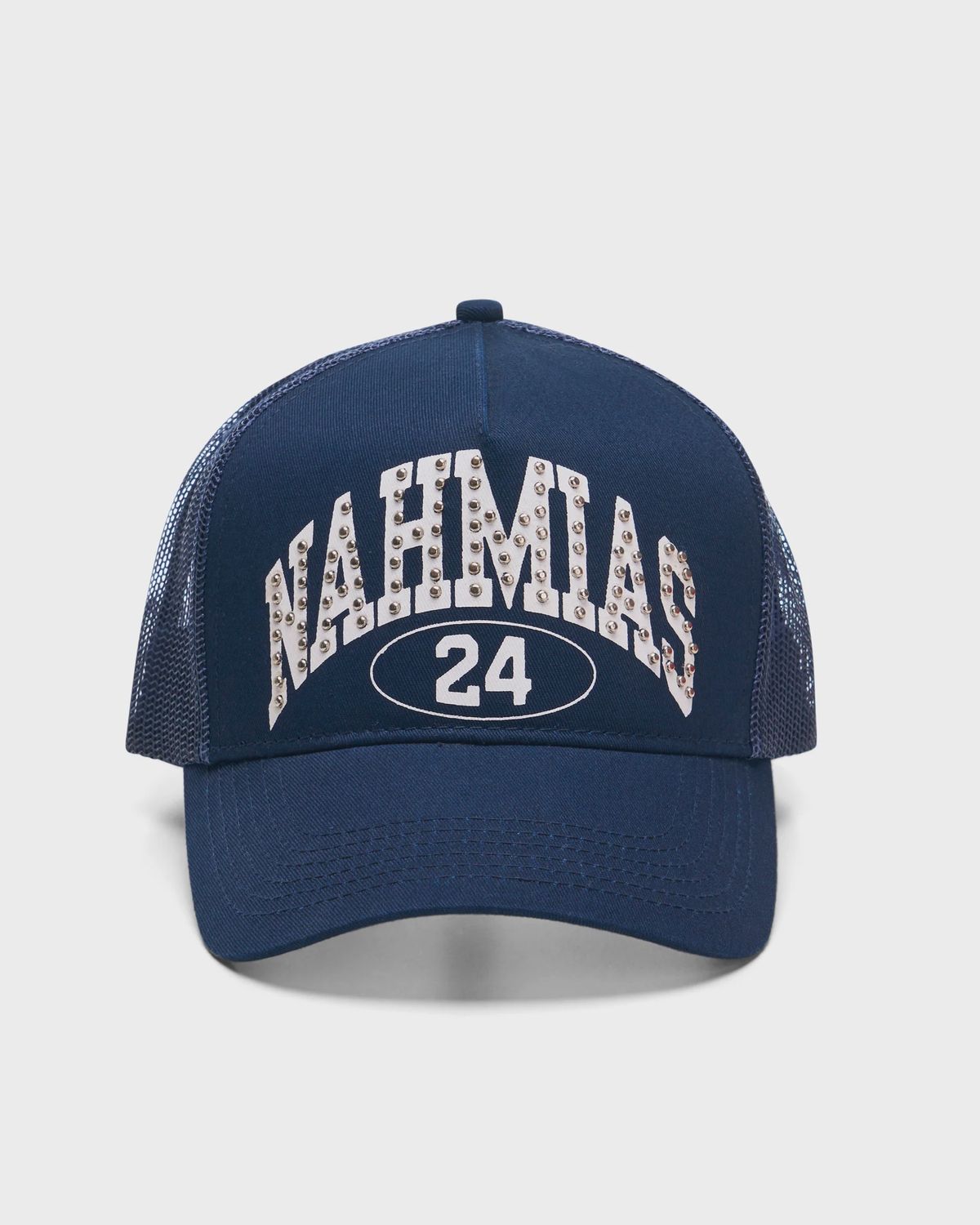 STUDDED NAHMIAS MARQUEE TRUCKER AGED BLUE, Colour: NAVY