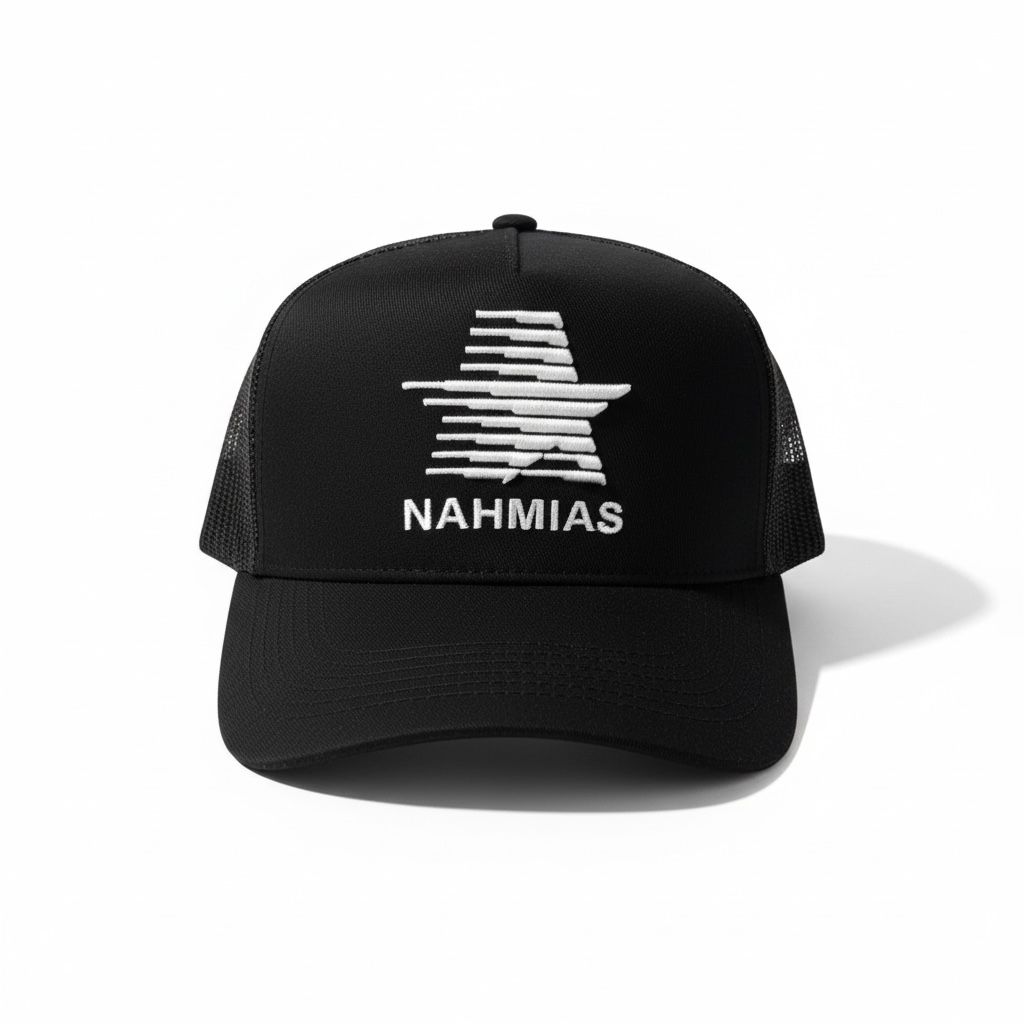 NAHMIAS STAR TRUCKER HAT, Colour: BLACK