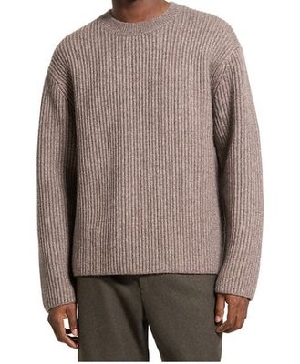 WOOL BLEND CREWNECK SWEATER