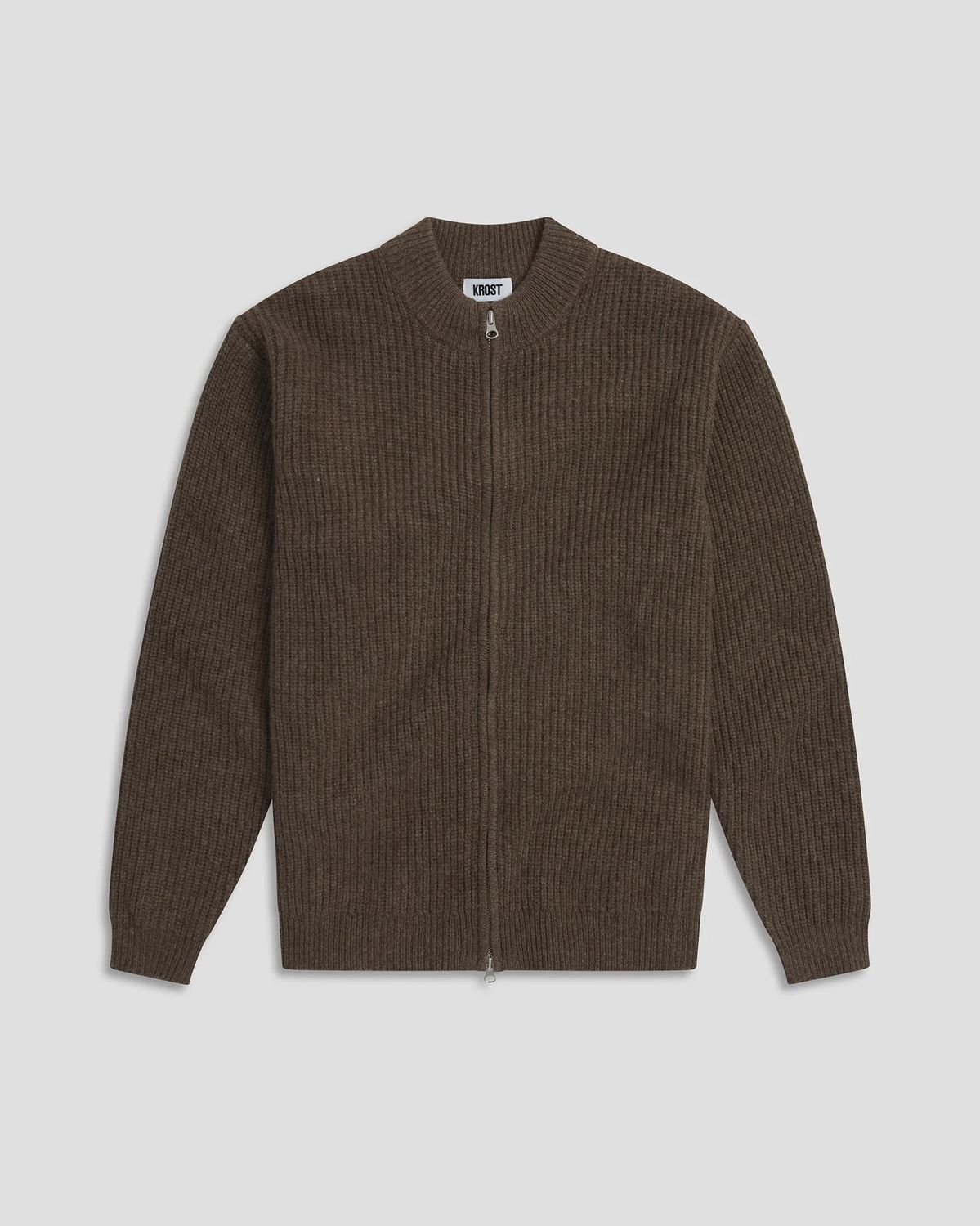 LIV WOOL ZIP CARDIGAN, Size: MEDIUM