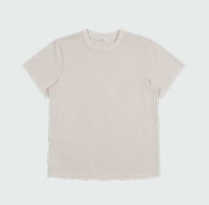 STANDARD TEE OFF WHT, Colour: OFF WHITE, Size: SMALL