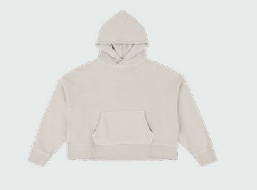 HEAVY HOOD OFF WHT, Colour: OFF WHITE, Size: SMALL