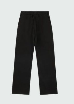 STRAIGHT LEG SWEATPANT BLK