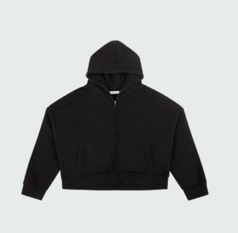 ETERNAL ZIP BLK, Colour: BLACK, Size: SMALL