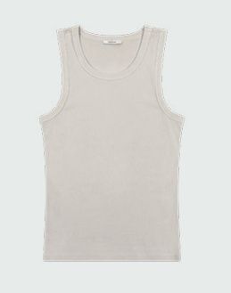 RIB TANK OFF WHT