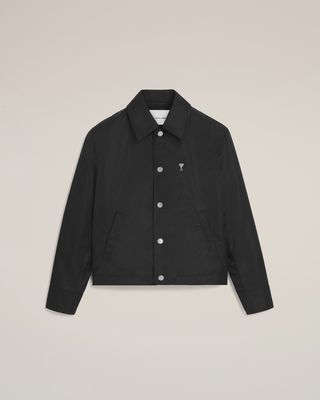 BUTTONED JACKET ADC STUD TECHNICAL NYLON BLK
