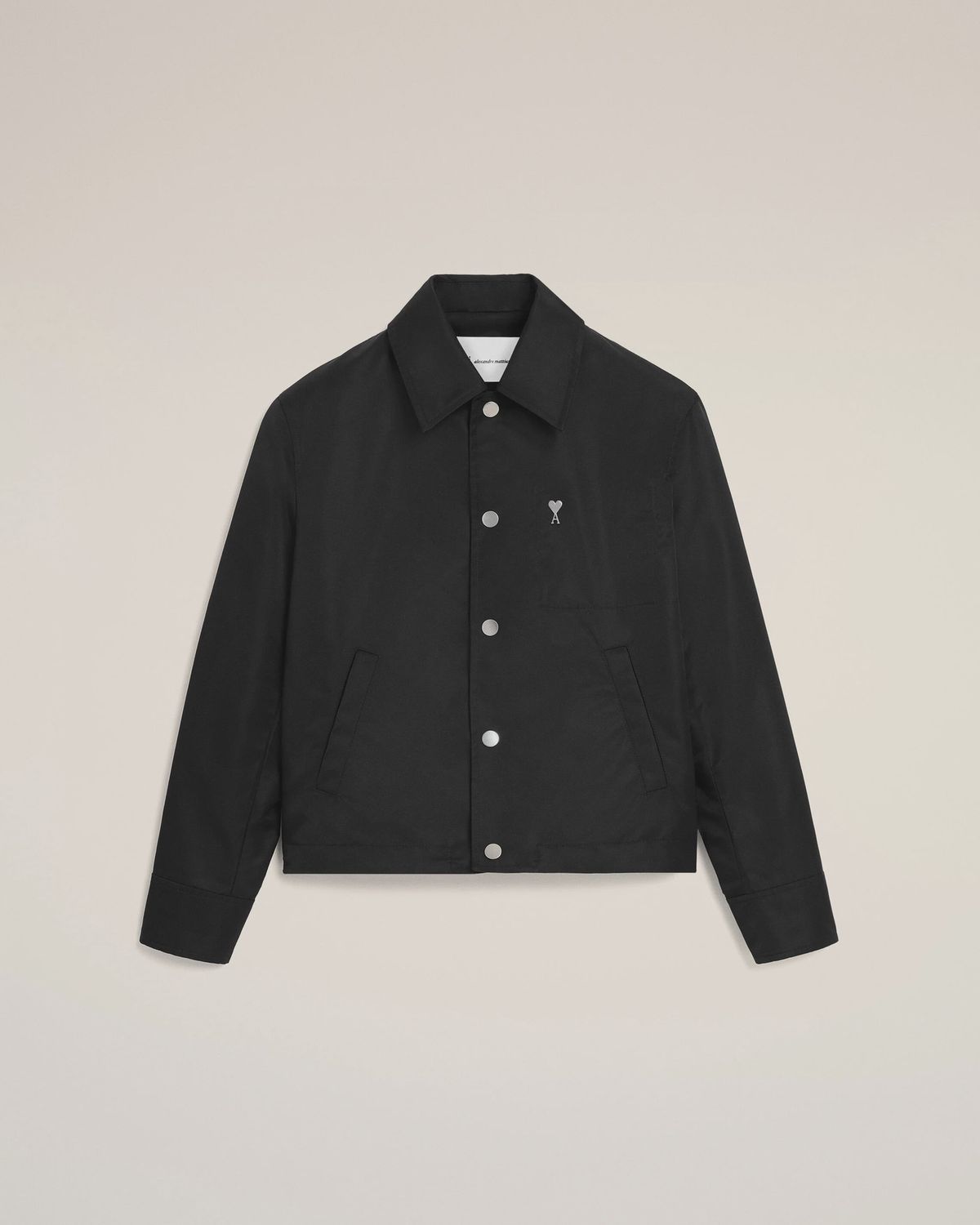 BUTTONED JACKET ADC STUD TECHNICAL NYLON BLK, Colour: BLACK, Size: SMALL