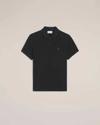 POLO RED ADC LIGHT PIQUE BLK