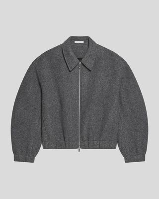 SHELL WOOL BOMBER