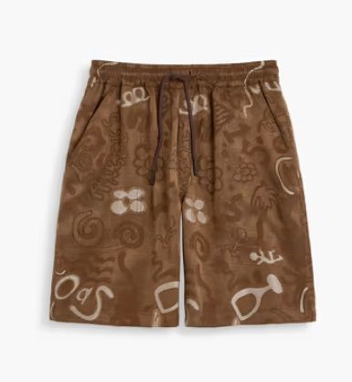 MEMENTO NICOLA SHORTS, Colour: BROWN, Size: SMALL