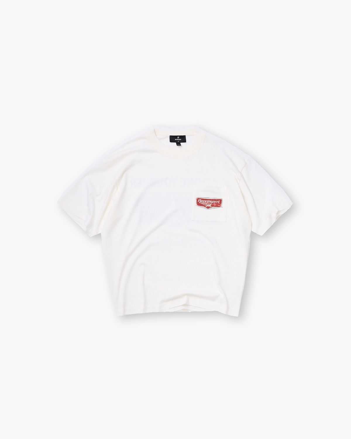 NOTHING FASTER T-SHIRT, Colour: FLAT WHITE, Size: SMALL