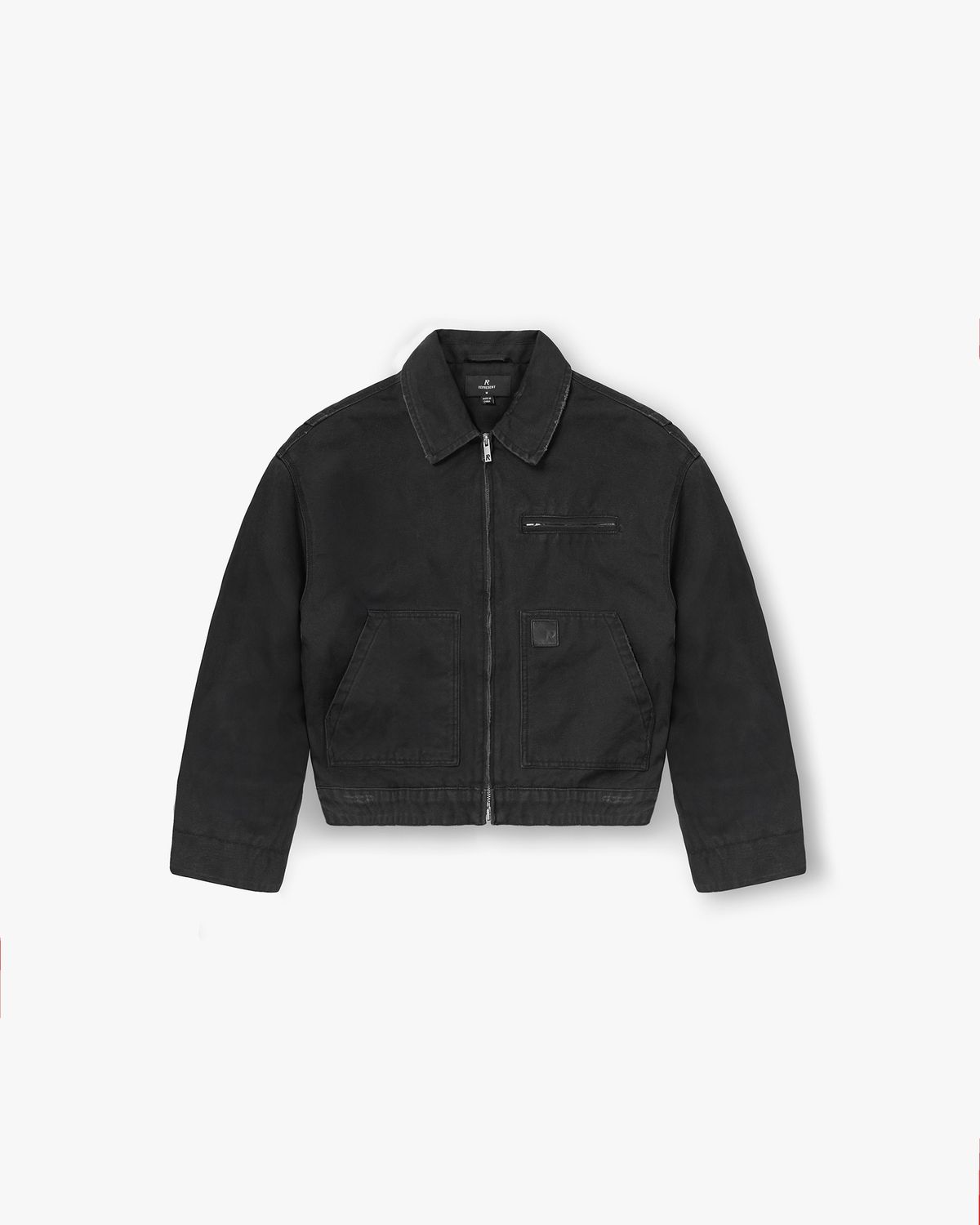 WORKER JACKET, Colour: WASHED BLACK, Size: SMALL