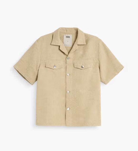 JAVI SHIRT, Colour: BEIGE, Size: SMALL