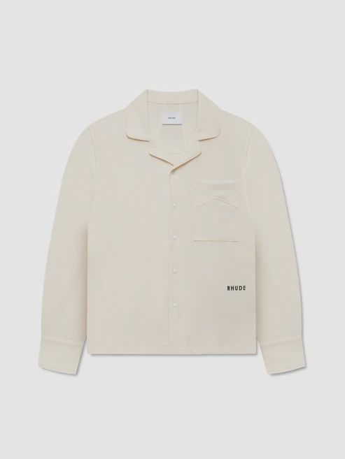 CENTURY PJ SHIRT WHT/BLK, Colour: WHITE/BLACK, Size: MEDIUM