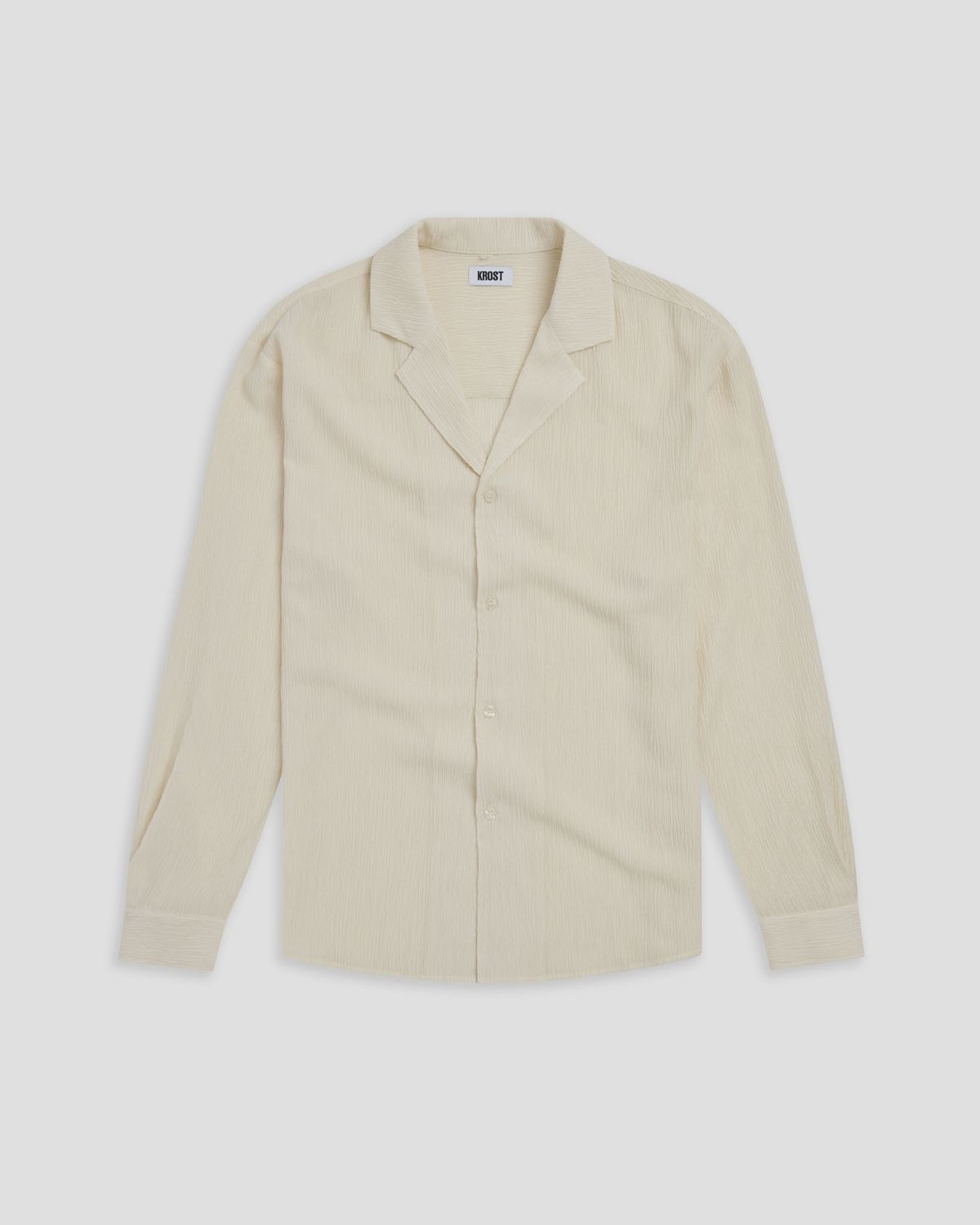 CAMP SHIRT CRM, Colour: EGRET, Size: SMALL