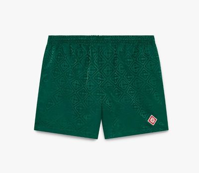 MONOGRAM JACQUARD SWIM SHORTS