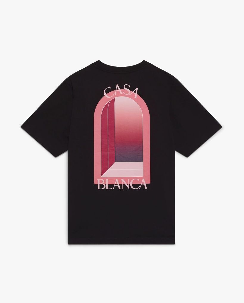 ARCHES CLASSIC T SHIRT BLK/PNK, Colour: BLACK, Size: SMALL