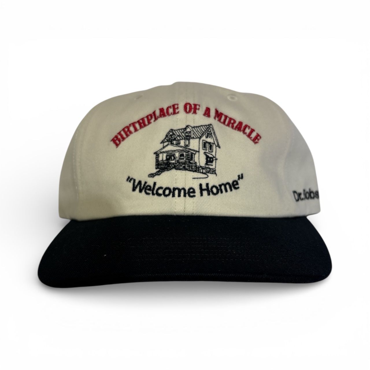 WELCOME HOME LOW PROFILE HAT, Colour: WHITE